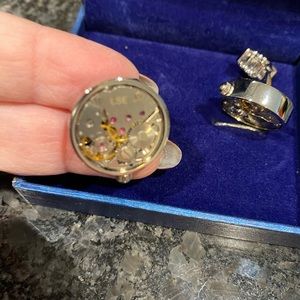 Steampunk Clockwork Mecanical Fuff Links